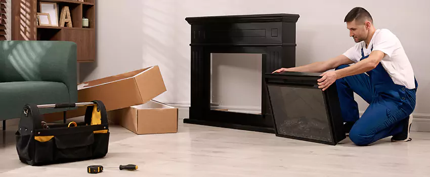 Old Rusted Metal Fireplace Repair And Replacement in Long Beach, MS