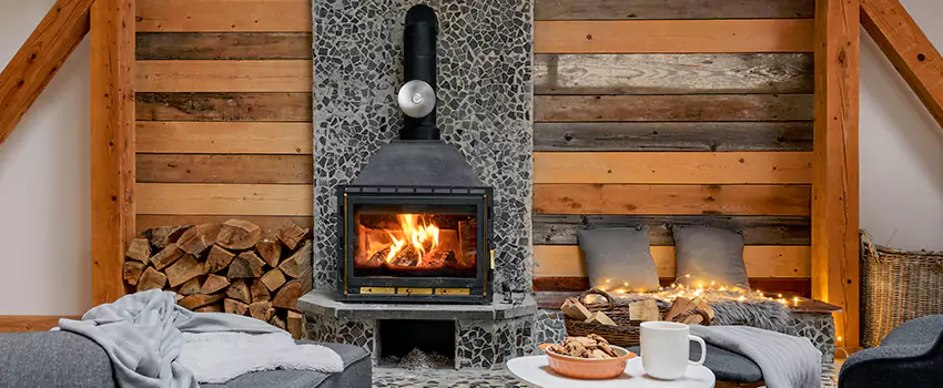 Thelin Hearth Products Direct Vent Gas Stove Fireplace Inspection in Long Beach, Mississippi